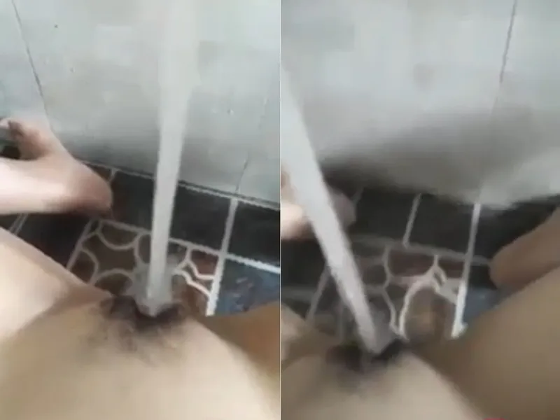 Người yêu thủ dâm cực mạnh với vòi nước