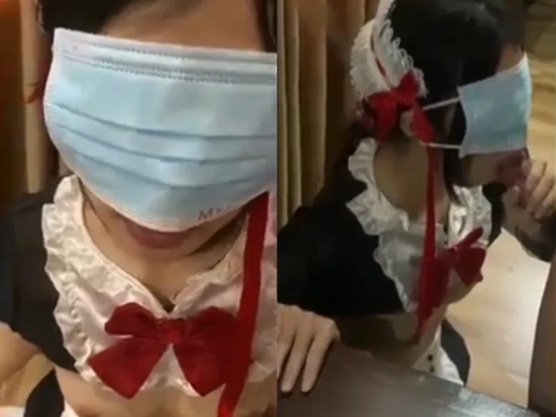 Cô bạn gái việt dâm cosplay nô lệ tình dục liếm mút con củ khoải điêu luyện